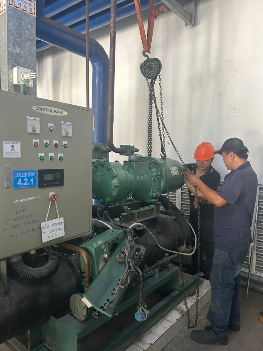 Nguyên lý hoạt động của bơm nước trong hệ thống Chiller